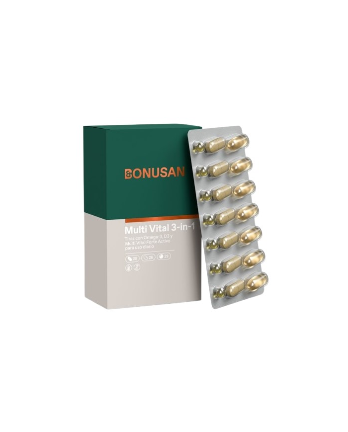 Multivital 3 en 1 28 capsulas bonusan