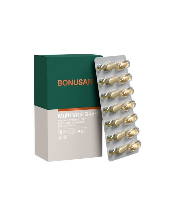 Multivital 3 en 1 28 capsulas bonusan