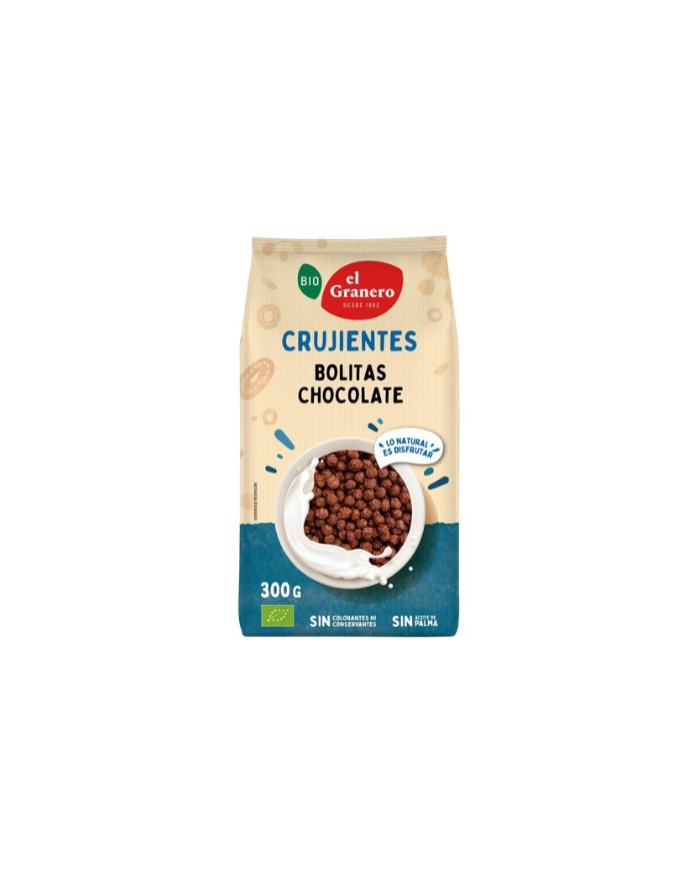 Bolitas cereales chocolate 300g bio el granero