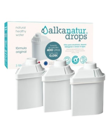 Pack 3 filtros drops formula original alkanatur