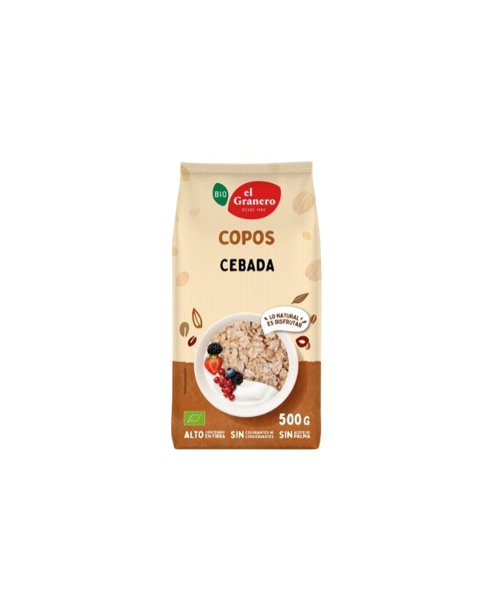 Copos cebada 500gr bio el granero