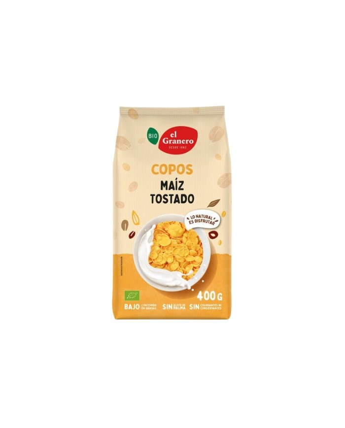 Copos maiz tostados 400gr el granero