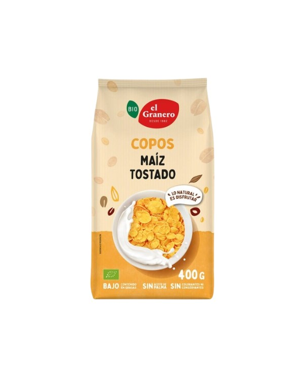 Copos maiz tostados 400gr el granero