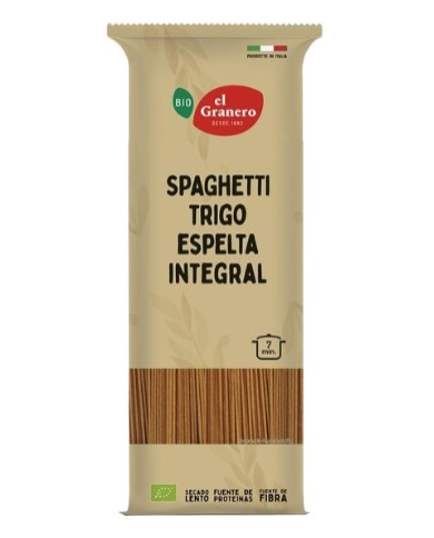 Espagueti espelta integral 500g bio el granero