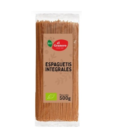 Espagueti integral 500g bio el granero