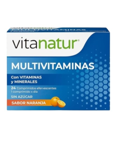 Vitanatur multivitaminas 24 comp efervescentes