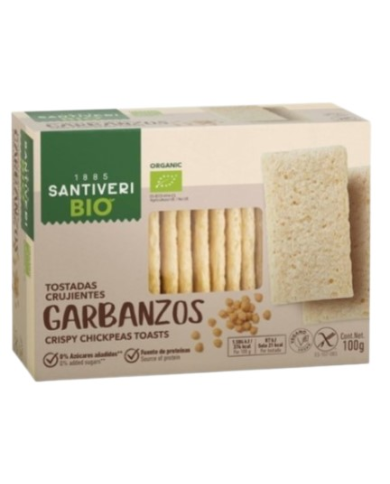Tostadas garbanzos 100gr bio santiveri