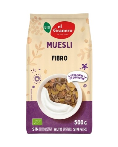 Fibro muesli 500g bio el granero