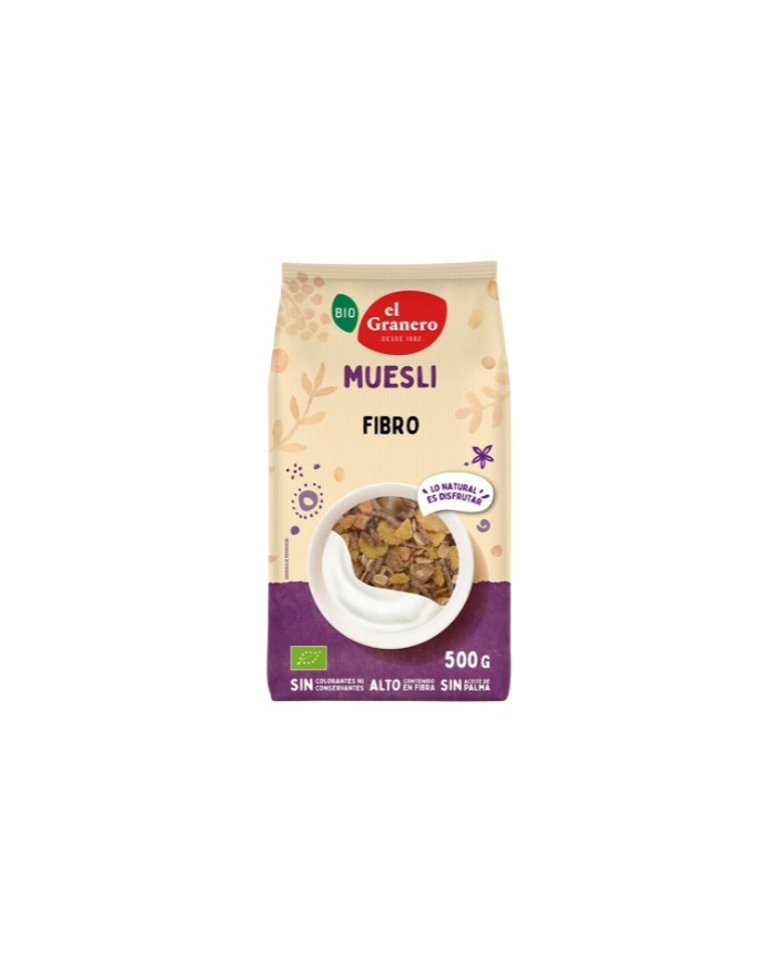 Fibro muesli 500g bio el granero