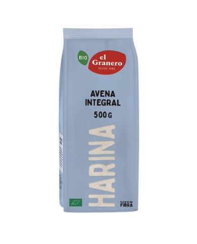 Harina avena integral 500g bio el granero