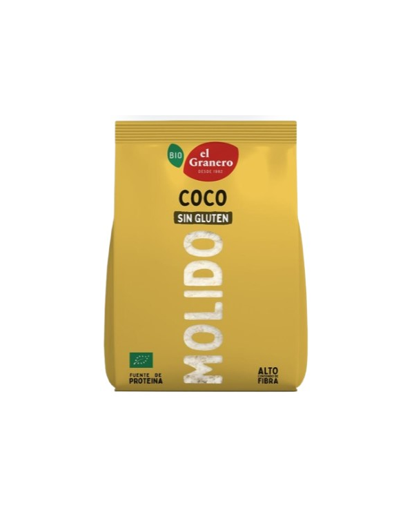 Harina coco sin gluten 500gr bio el granero