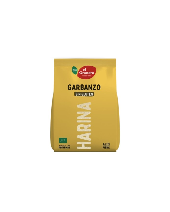Harina garbanzos sin gluten 500gr bio el granero