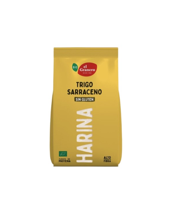 Harina trigo sarraceno s/g 1kg bio el granero