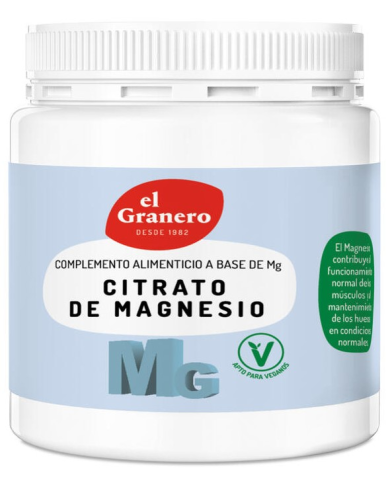 Magnesio citrato polvo 250g el granero