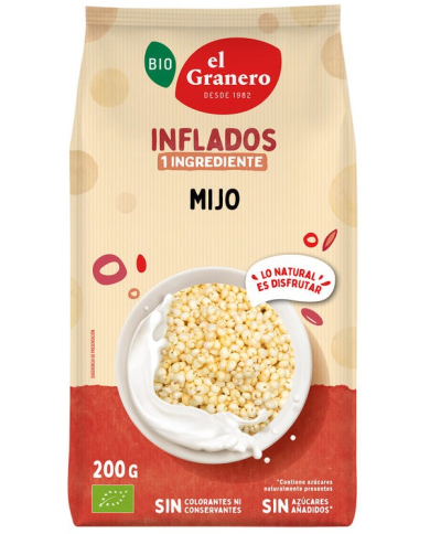 Mijo hinchado 200gr bio el granero