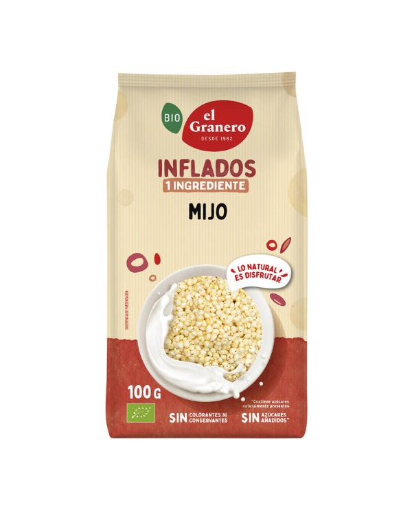 Mijo hinchado 100gr bio el granero