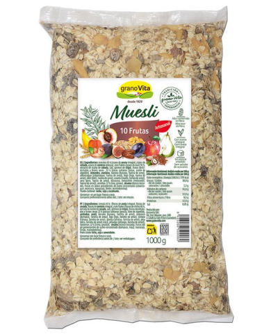 Muesli 10 frutas 1kg granovita