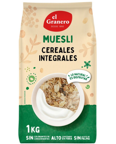 Muesli cereales integrales 1kg granero