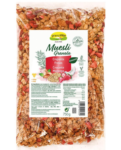 Muesli crujient fresa 750gr