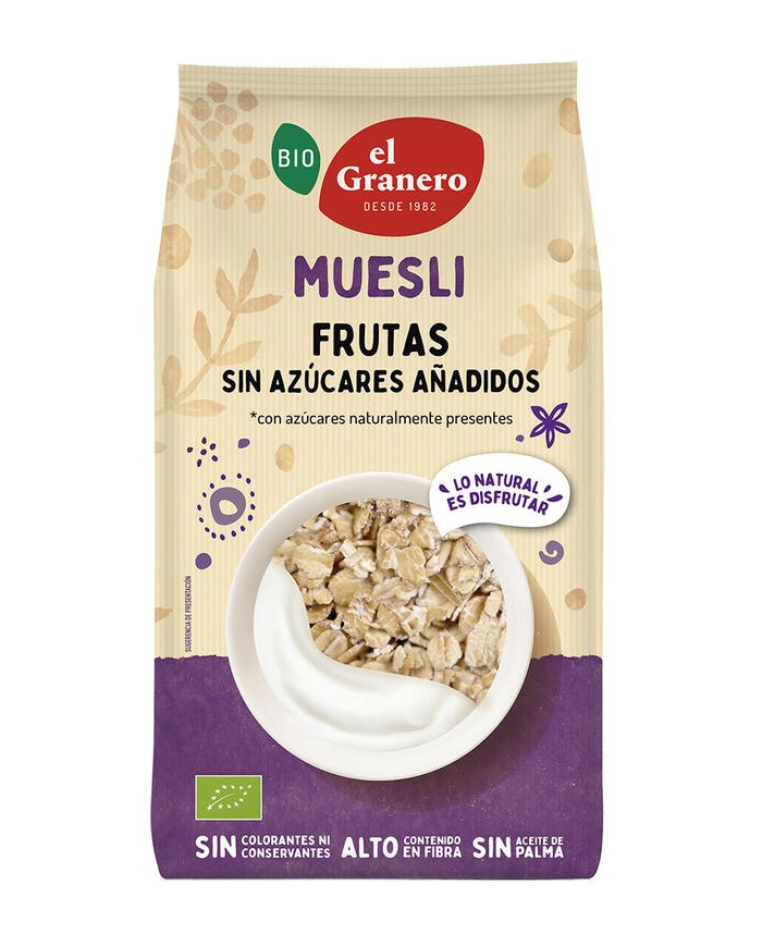 Muesli frutas 500g bio el granero