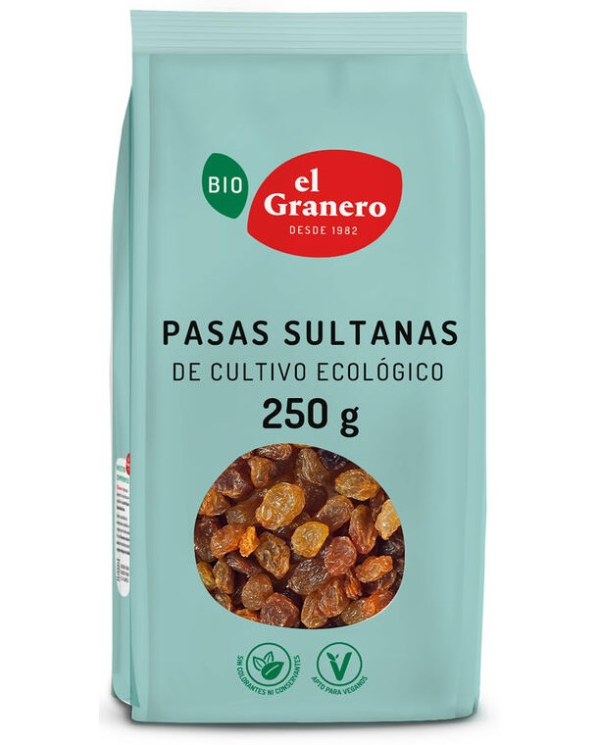 Pasas sultana 250g bio el granero