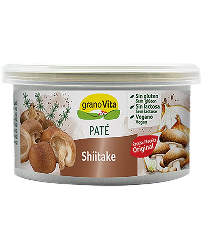 Pate vegetal shiitake s/g 125gr granovita