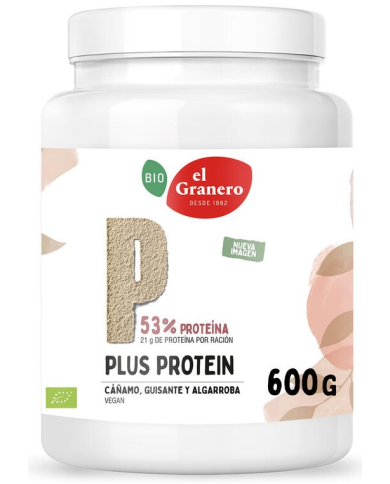 Plus proteina 100% vegana 600g bio el granero