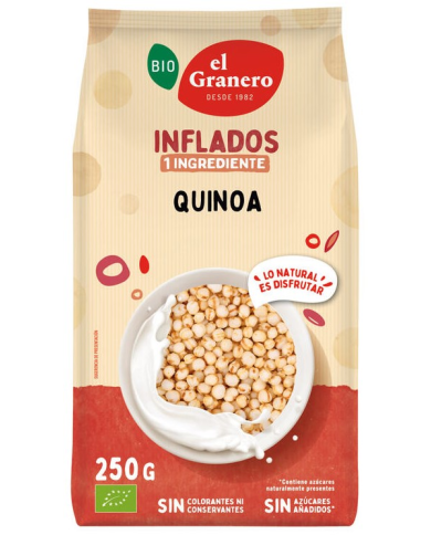 Quinoa hinchada 250gr bio el granero