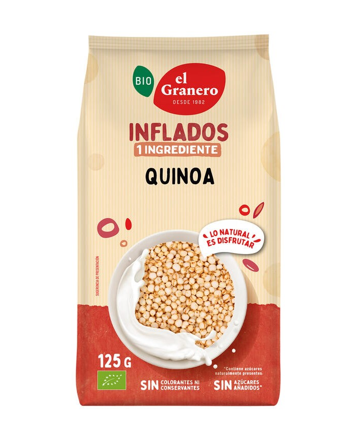Quinoa hinchada 125g bio el granero