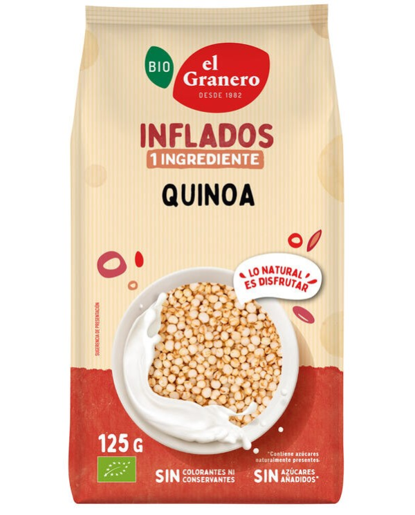 Quinoa hinchada 125g bio el granero