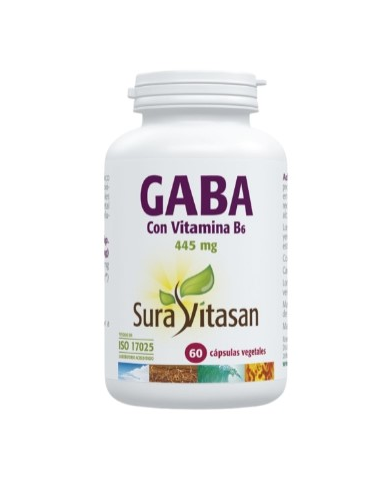 Gaba vitamina b6 445mg 60 capsulas sura vitasan