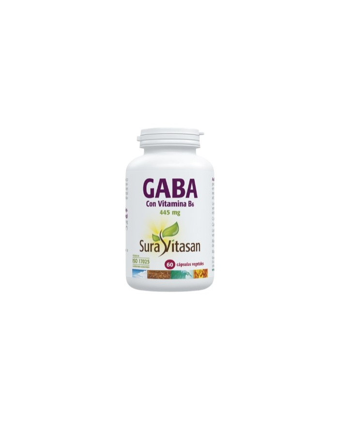 Gaba vitamina b6 445mg 60 capsulas sura vitasan