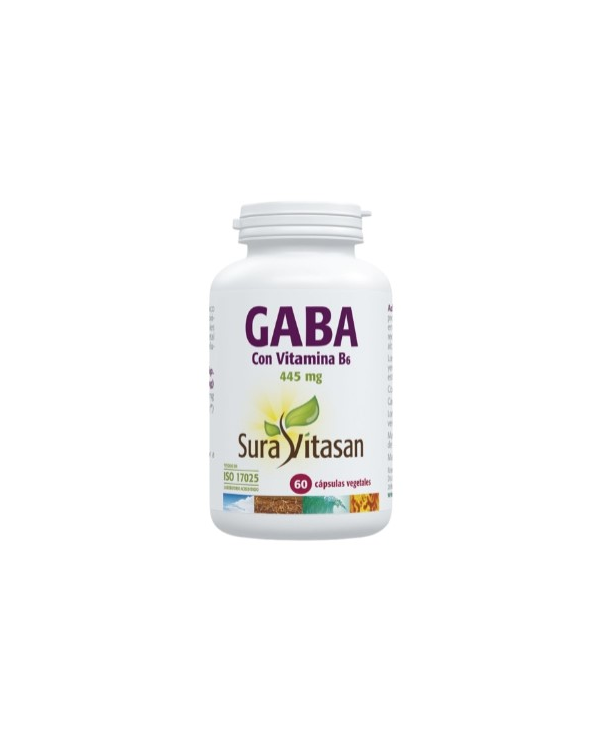 Gaba vitamina b6 445mg 60 capsulas sura vitasan