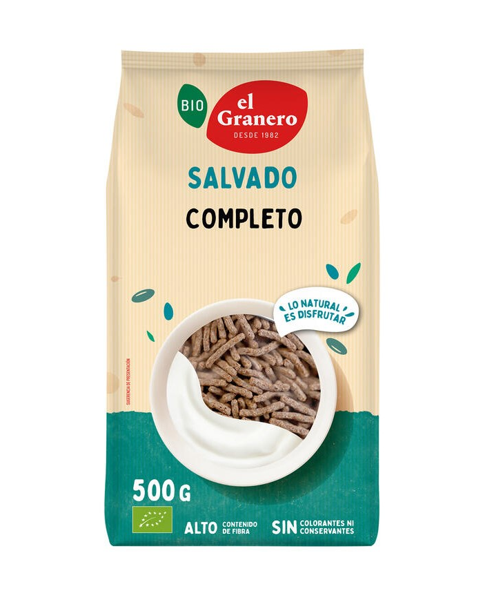 Salvado completo 500gr bio el granero