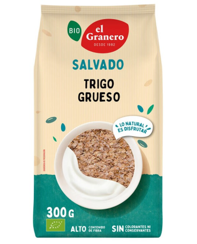 Salvado grueso 300gr bio granero