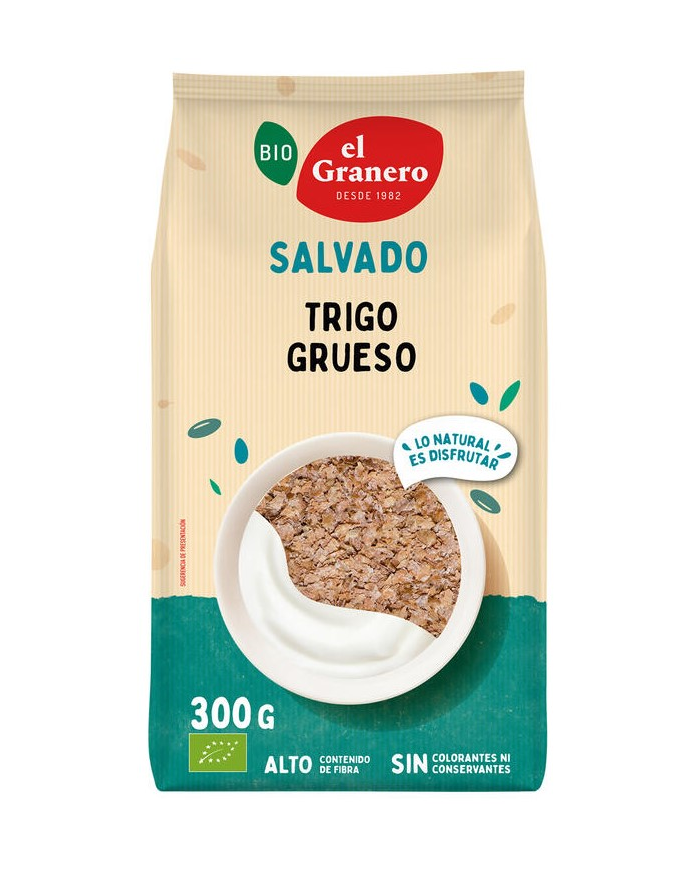 Salvado grueso 300gr bio granero