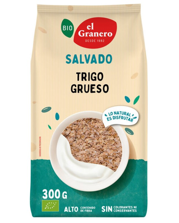 Salvado grueso 300gr bio granero