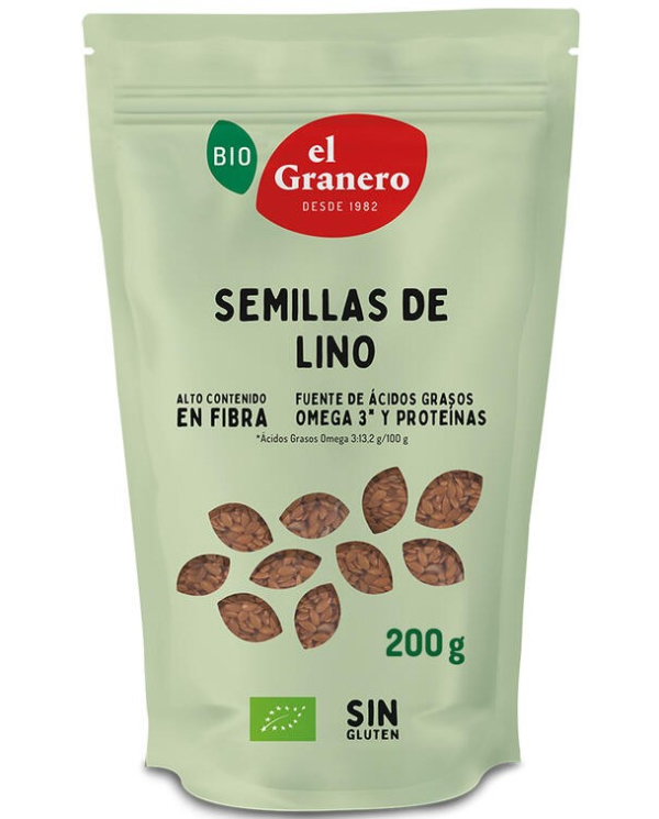 Semillas lino 200g bio el granero