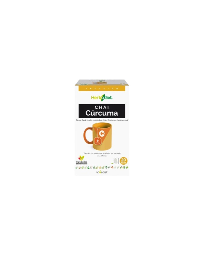 Herbodiet chai curcuma 20filtros novadiet