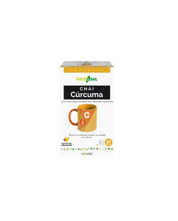 Herbodiet chai curcuma 20filtros novadiet
