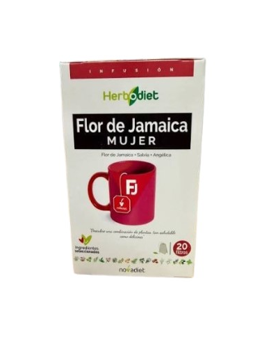Herbodiet flor jamaica mujer 20 filtros novadiet