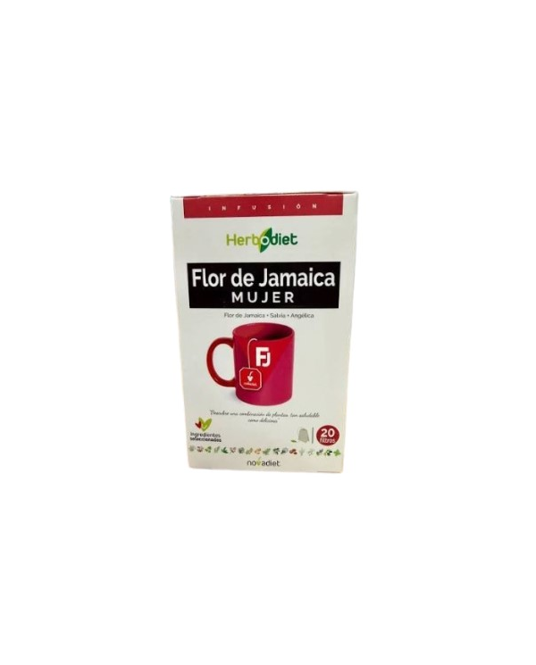 Herbodiet flor jamaica mujer 20 filtros novadiet