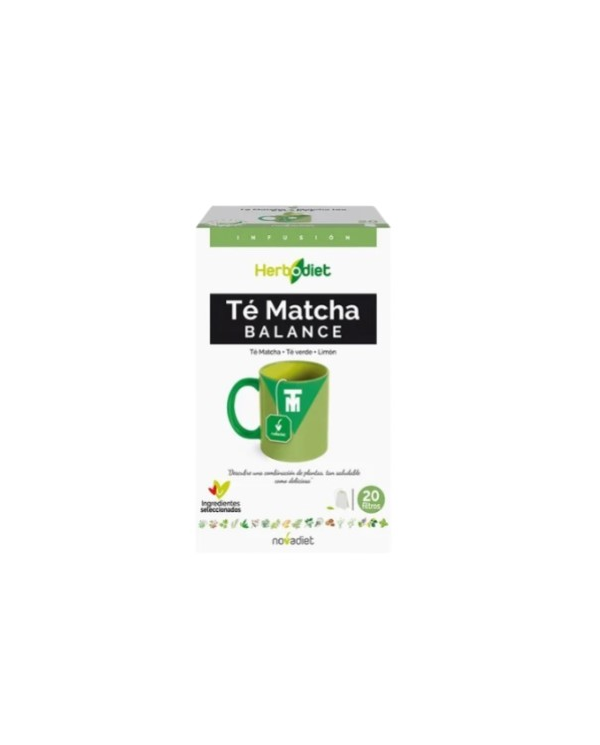Herbodiet te matcha balance 20 filtros novadiet