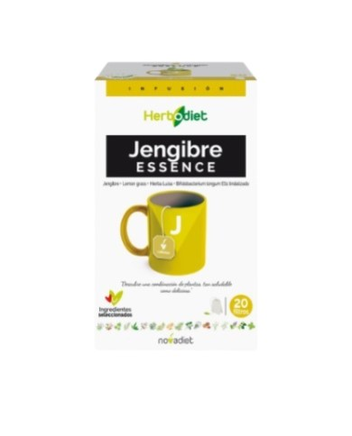 Herbodiet jengibre essence 20 filtros novadiet