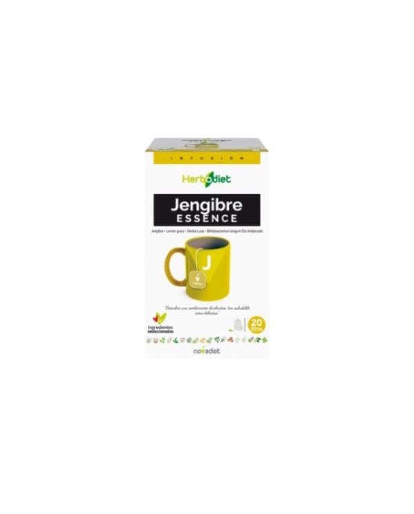 Herbodiet jengibre essence 20 filtros novadiet