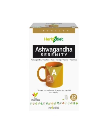 Herbodiet ashwagandha serenity 20 filtros novadiet