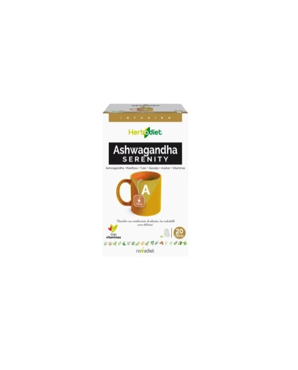 Herbodiet ashwagandha serenity 20 filtros novadiet