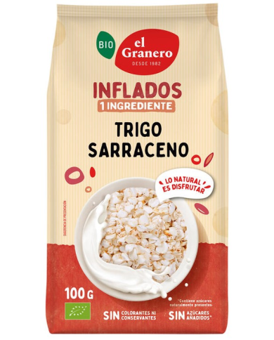 Trigo sarraceno hinchado 100g bio el granero