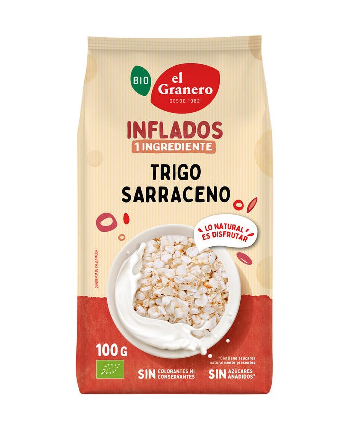 Trigo sarraceno hinchado 100g bio el granero