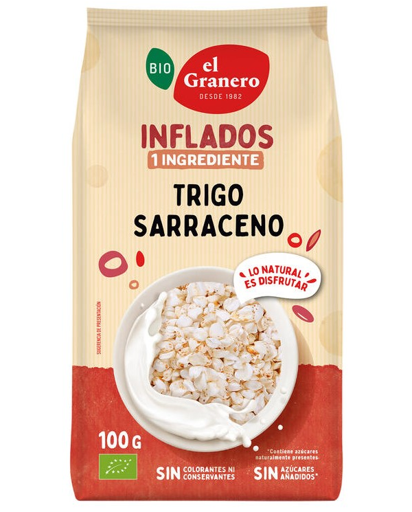 Trigo sarraceno hinchado 100g bio el granero